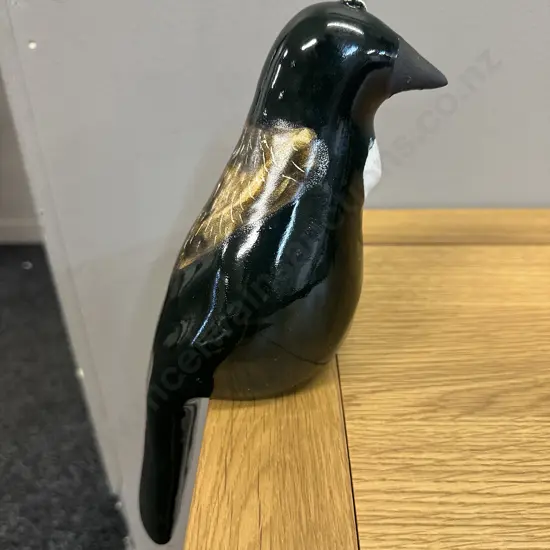Ceramic Tui Sculpture By Wilma Jennings 