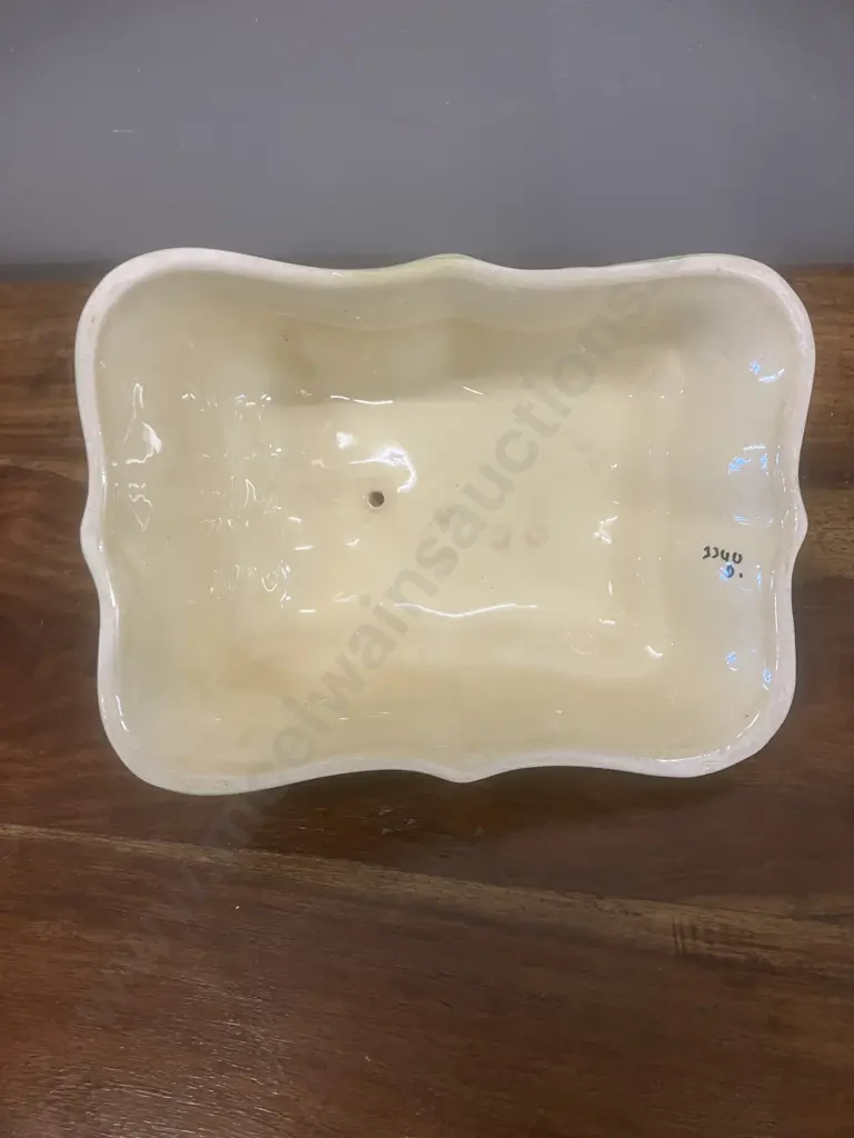 Antique Arthur Wood England Floral Covered Cheese Keeper Butter Dish Image 1++