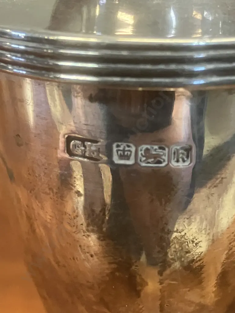 Antique Sterling Silver Pepper Shaker / Caster, Hallmarked Harrison Brothers Sheffield 1902 (99 Grams) Image 1++