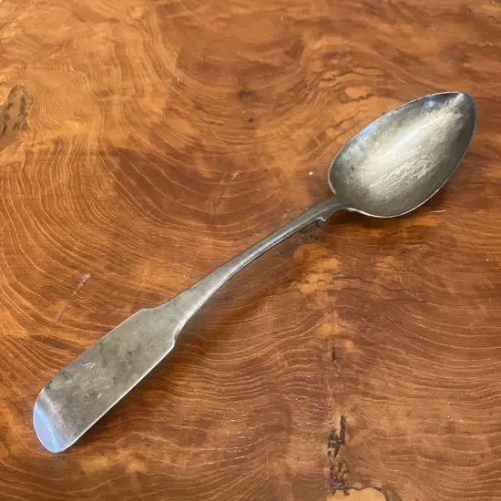 Hallmarked 1810 Georgian (George lll)  Sterling Silver Basting Spoon - George Murray, Newcastle