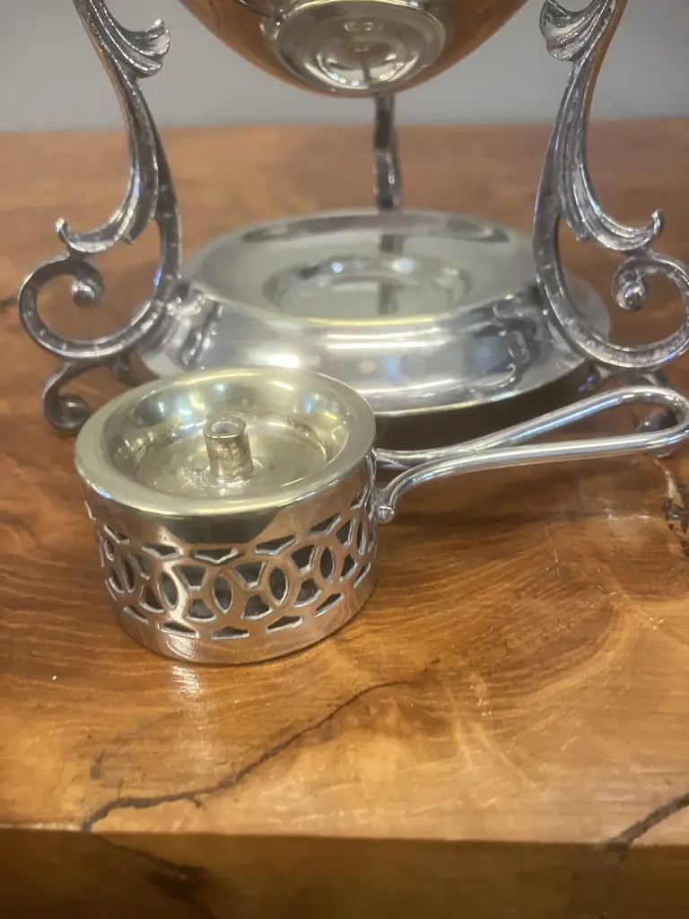 Vintage Silver Plate Egg Coddler. H21cm Image 1++