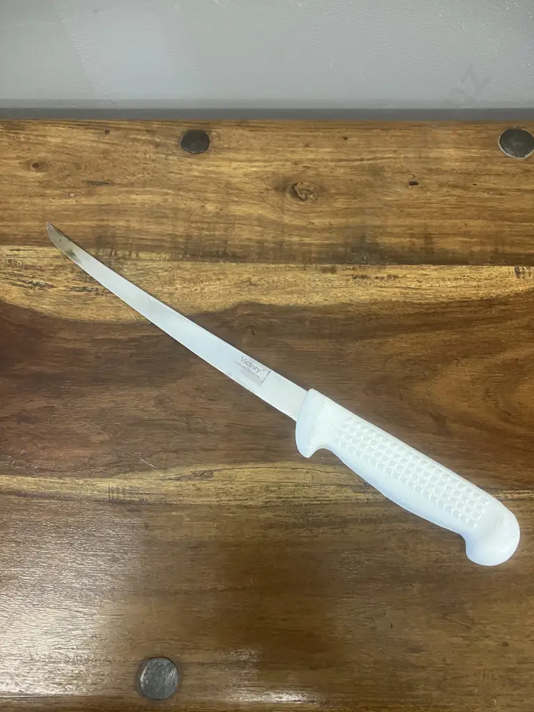 Victory Straight Filleting Knife 22cm Stainless Steel Image 1++