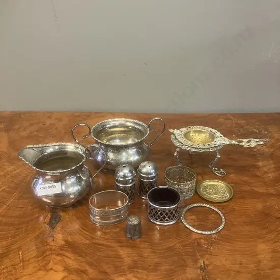 Assorted Silverware & Vintage Items