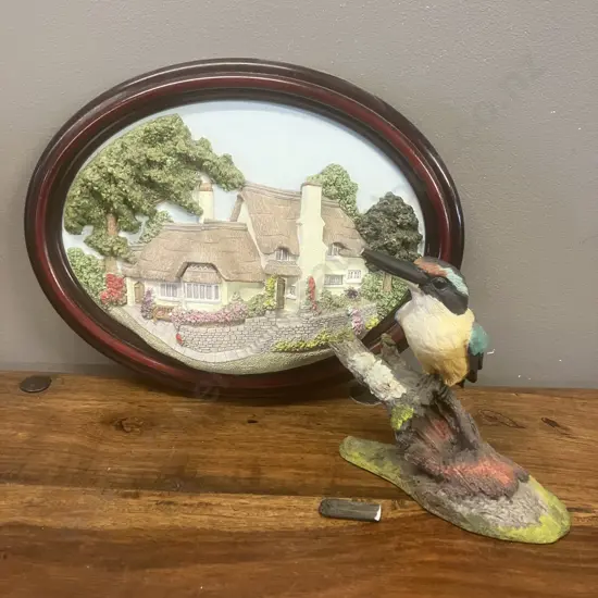 Lakeland Studios Selworthy Green & Damaged Kingfisher Figurine
