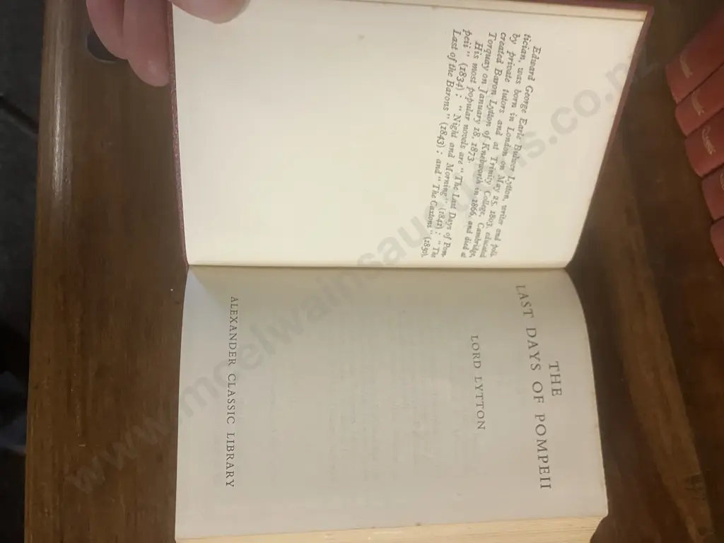 Complete Set of 20 Volumes Alexander Classic Library Published by Thomas Nelson & Sons c.1950, Edinburgh, Faux Leather Image 1++