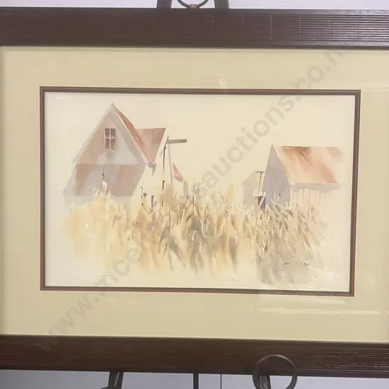 John Graham Prince (1945-2023) "Summer Gold" Watercolour, Signed (Lower Right), 64 x 84cm, Framed & Matted.