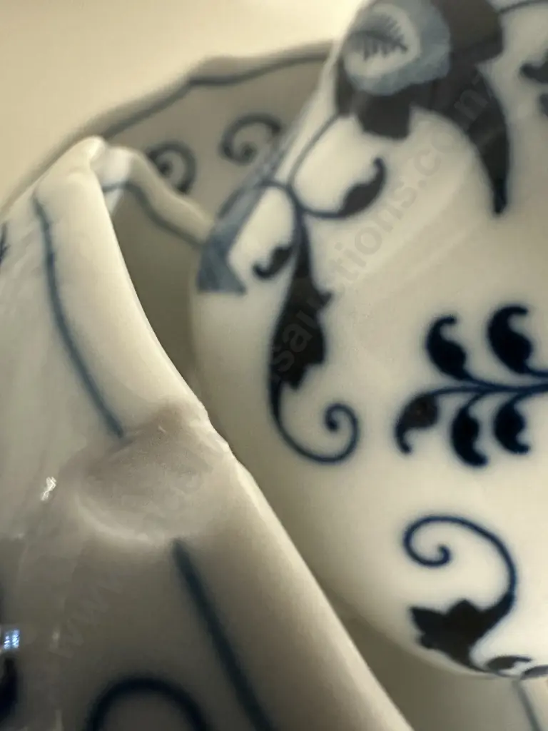 Vintage Blue Danube Pitcher With Duos x2 (af) Image 1++
