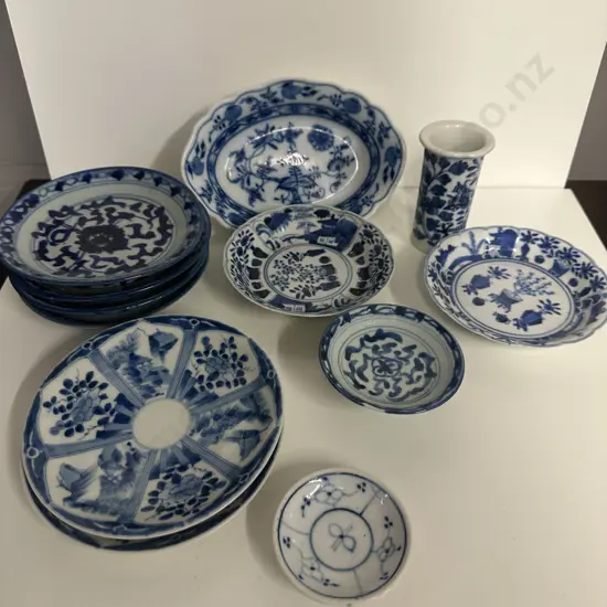 Selection Of Blue & White China Items
