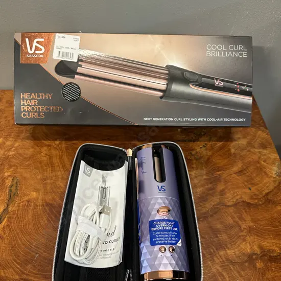 V.S Cool Curl Brillance & Unbound Cordless Auto Curler 