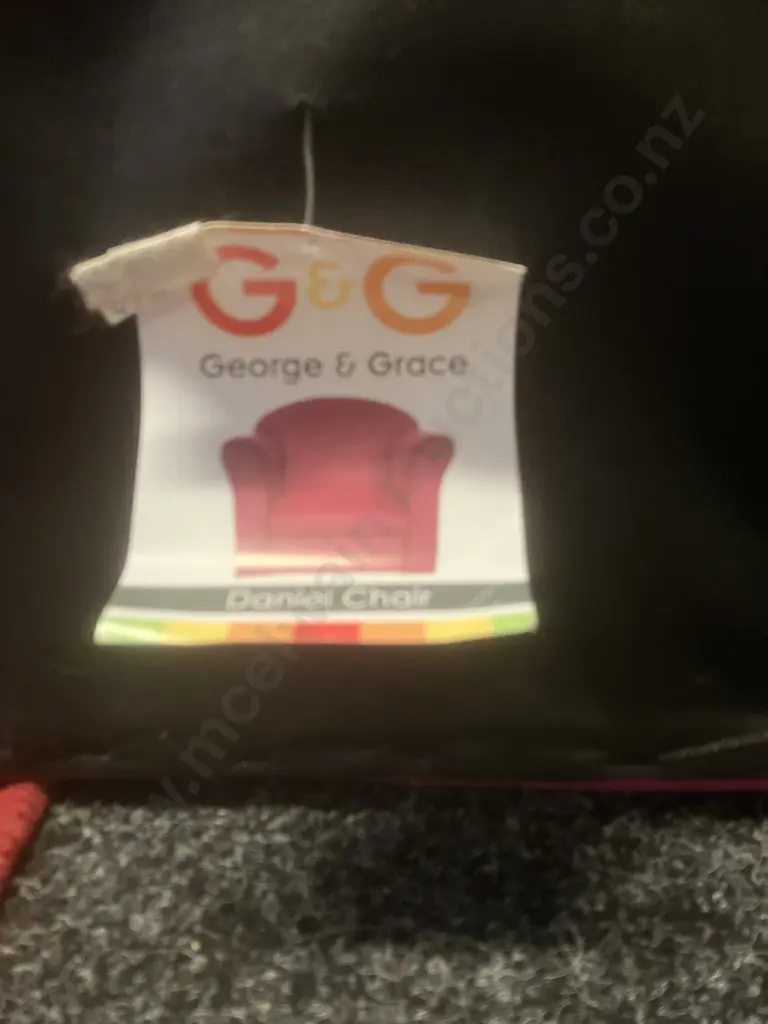 G & G (George & Grace) Childs Daniel Sofa Chair Rose Image 1++