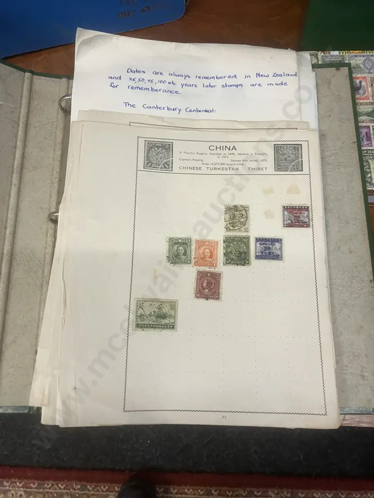 Stamp Stock Books, Storage Boxes With Stamps, Old German Stamp Album Image 1++