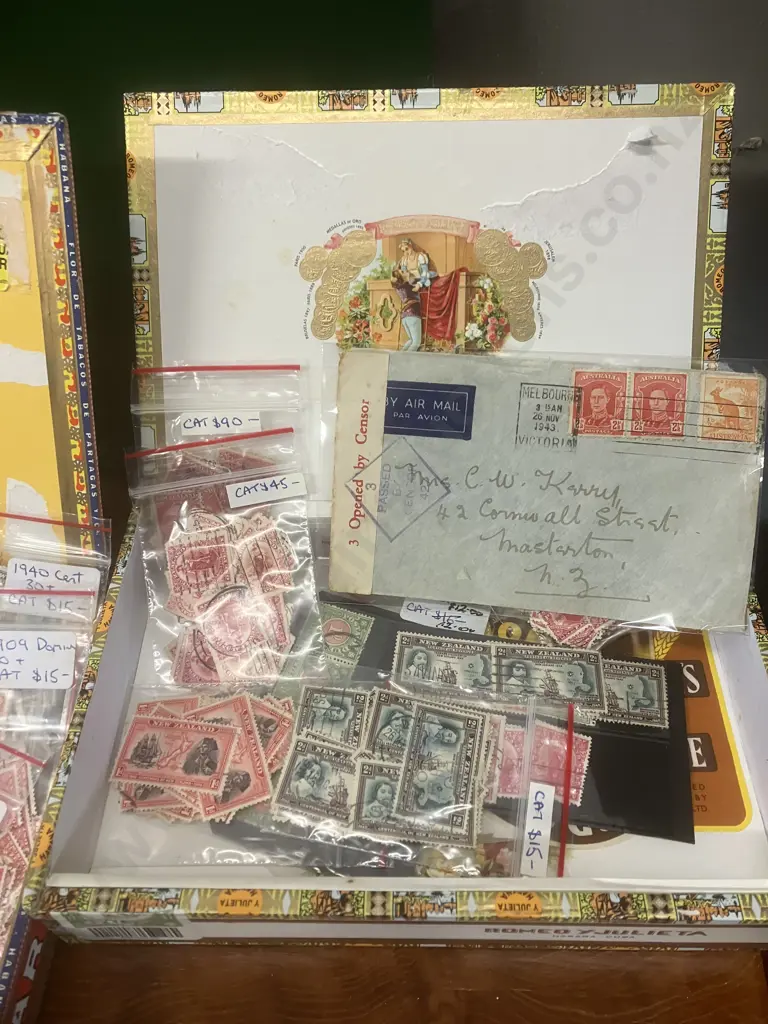 Stamp Stock Books, Storage Boxes With Stamps, Old German Stamp Album Image 1++