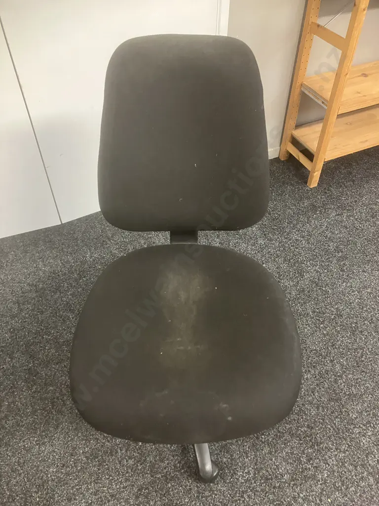 EOS (Eden Office Seating) Black 3 Lever Gaslift Desk Chair Image 1++