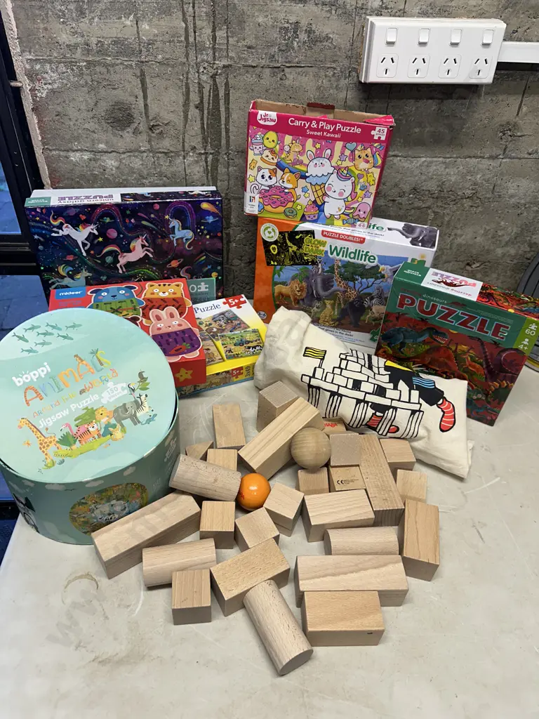 Childrens Assorted Puzzles Including 'Haba' Image 1++