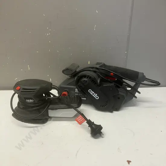 Ozito BSR-7000 800W Belt Sander & Ozito DSR-2000 Detail Sander