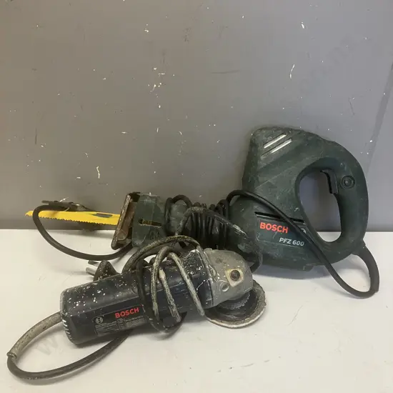 Bosch PFZ600 Reciprocating Saw & Bosch Angle Grinder
