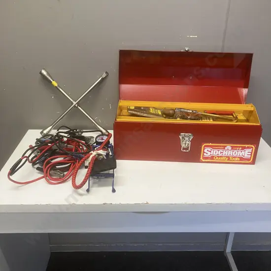 Sidchrome Toolbox, Tools, Jumper Leads Etc