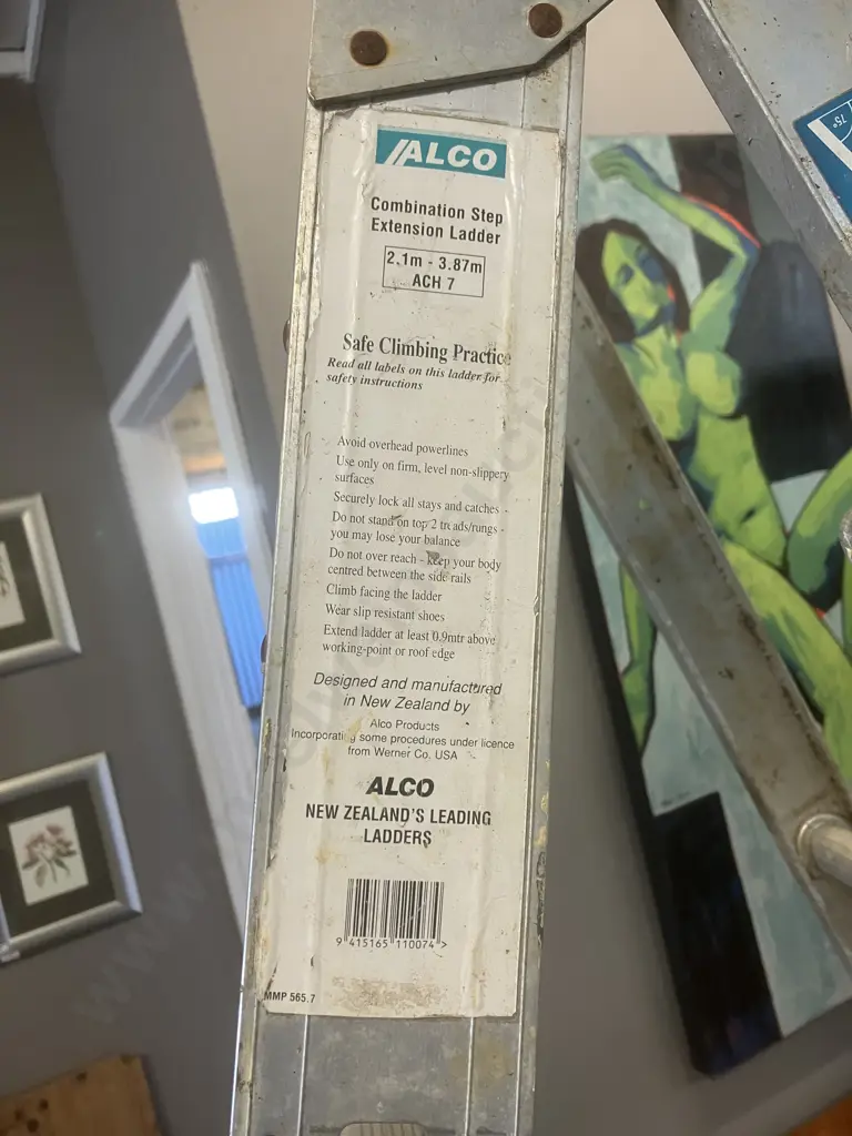 Alco Homemaster Combination Step Extension Ladder 2.1m - 3.87m ACH7 Image 1++