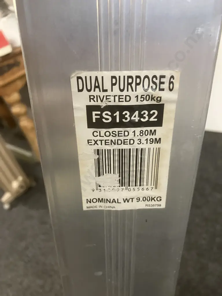 Bailey Trade Dual Purpose 6 Riveted 150Kg, .80m - 3.19m Image 1++