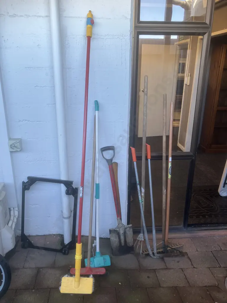Garden Tools, Cleaning Brushes, Axe Etc Image 1++