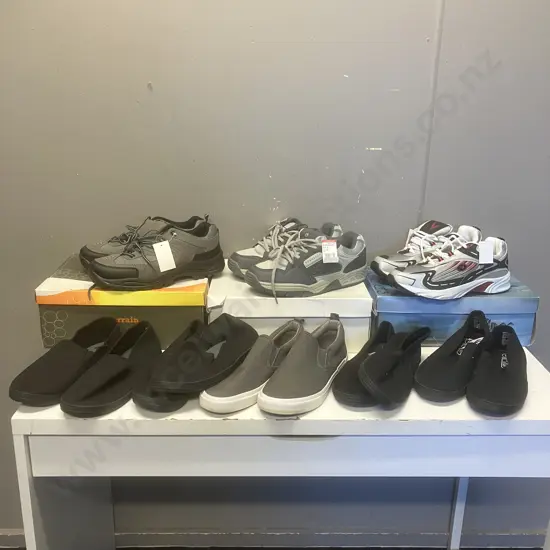 8 x Pairs of New Shoes - Mens Size 8