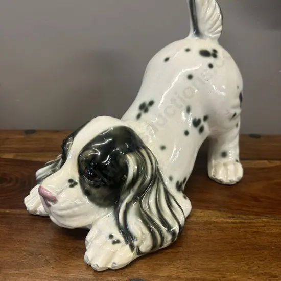 Vintage Spaniel Dog Figurine H27 W31cm.