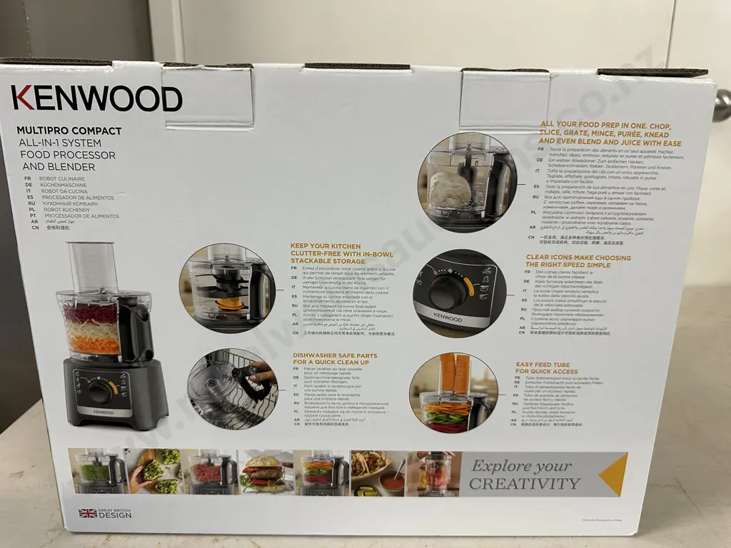Kenwood Multipro Compact All In One System Food Processor & Blender Image 1++