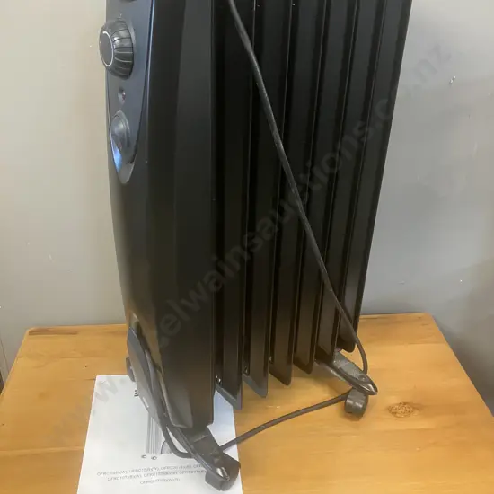 Dimplex Eco Dry Column Heater OFRC15b Black With Manual