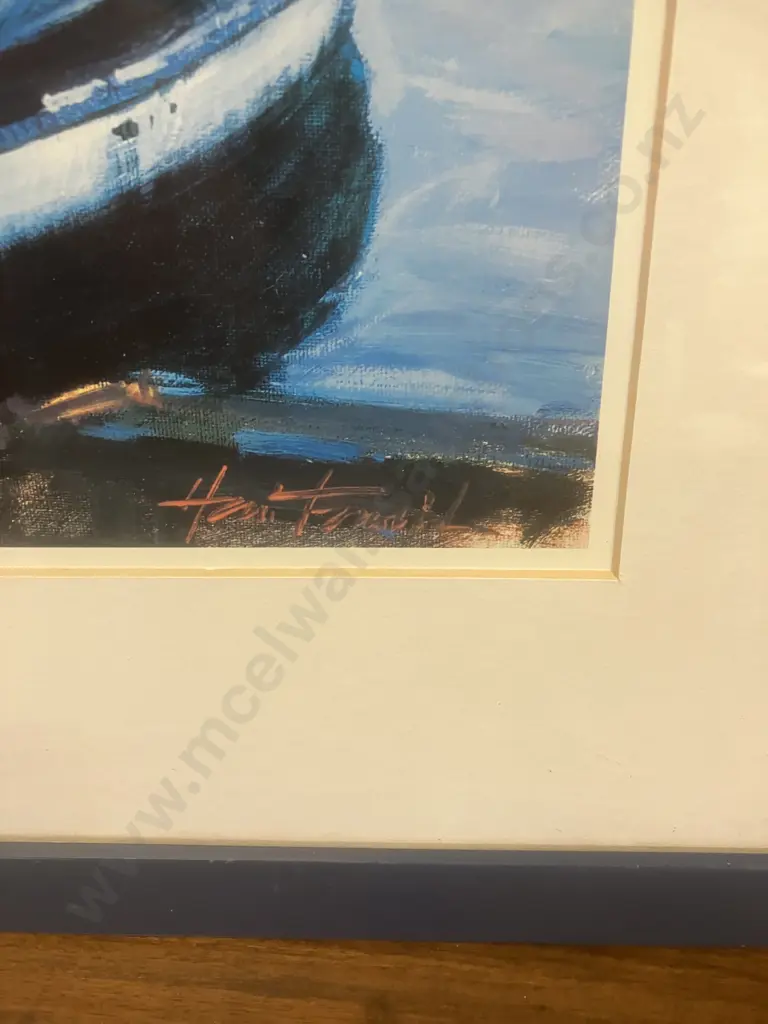 Herve Fenouil Harbour Framed Print. 43 x 54cm Image 1++