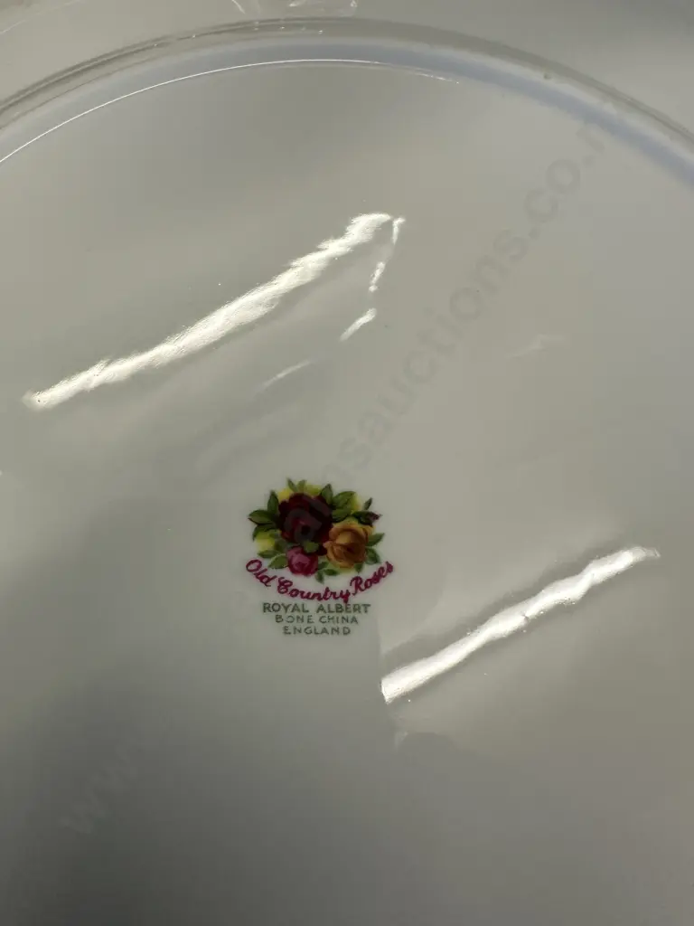 Royal Albert Old Country Roses Bone China Set Of Four Dinner Plates - Made in England. 1962-1973 Image 1++