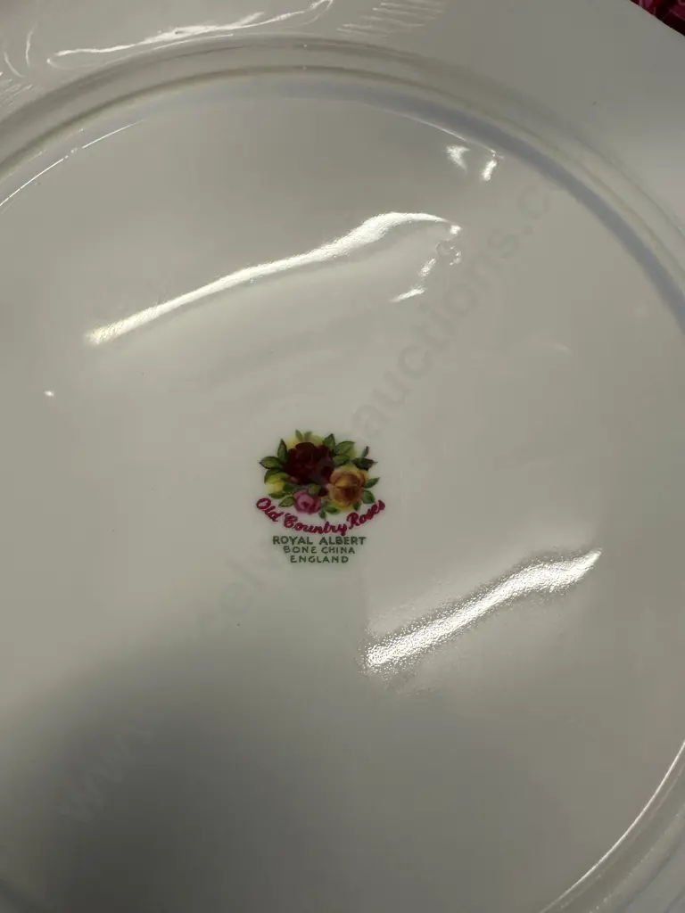 Royal Albert Old Country Roses Bone China Set Of Four Salad Plates - Made in England. 1962-1973 Image 1++