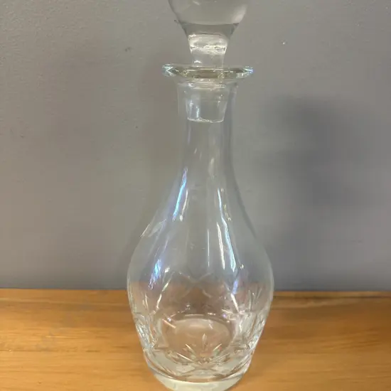 Vintage Crystal Decanter & Stopper