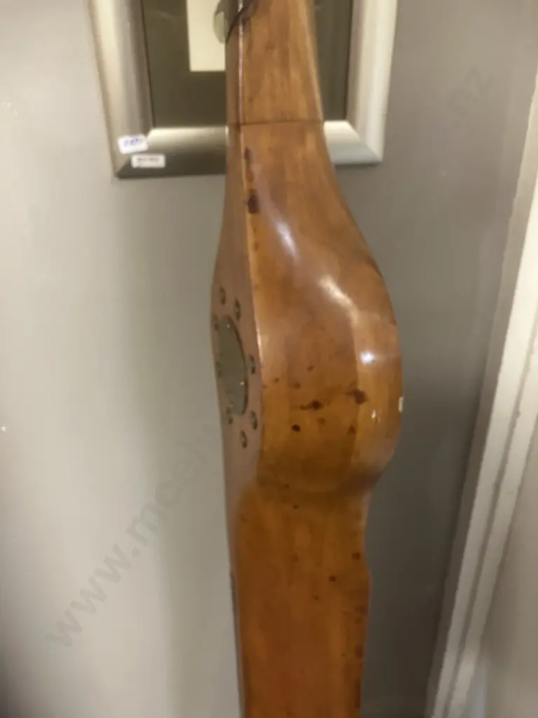 Vintage Wooden Aeroplane Propeller. L192.5cm Image 1++
