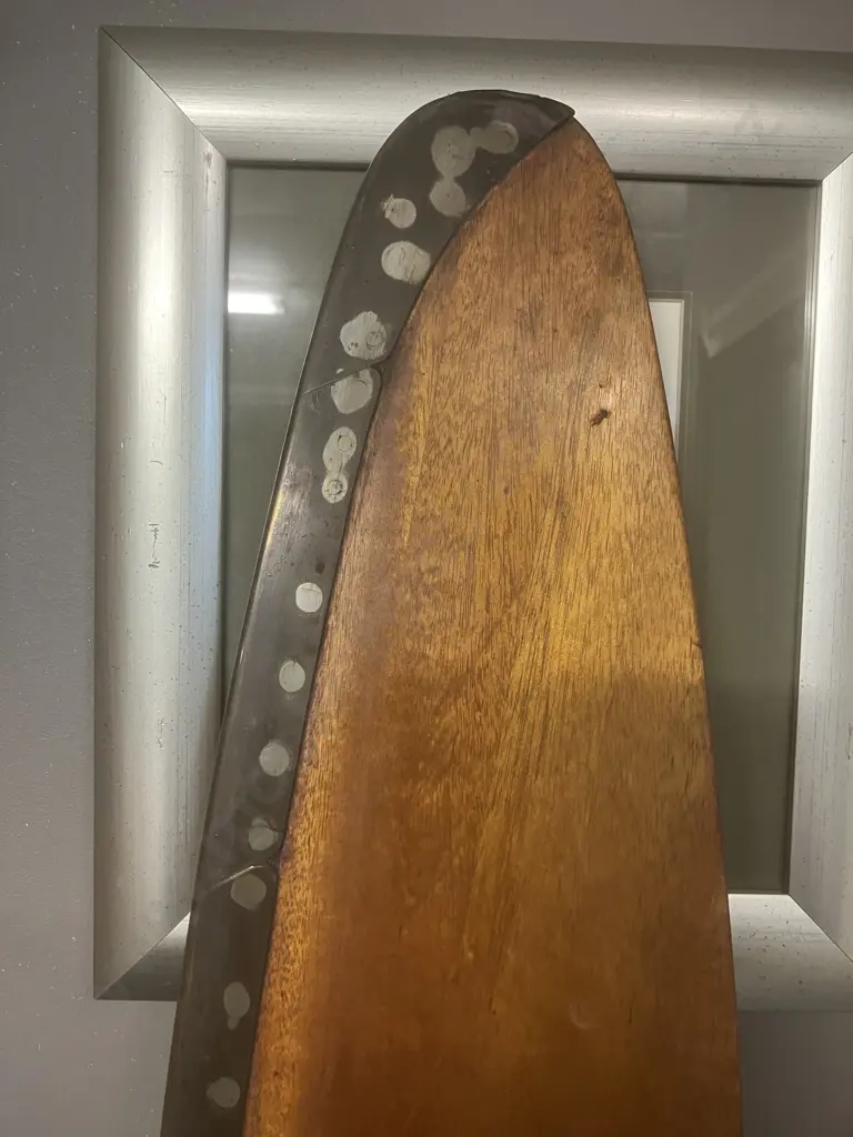 Vintage Wooden Aeroplane Propeller. L192.5cm Image 1++