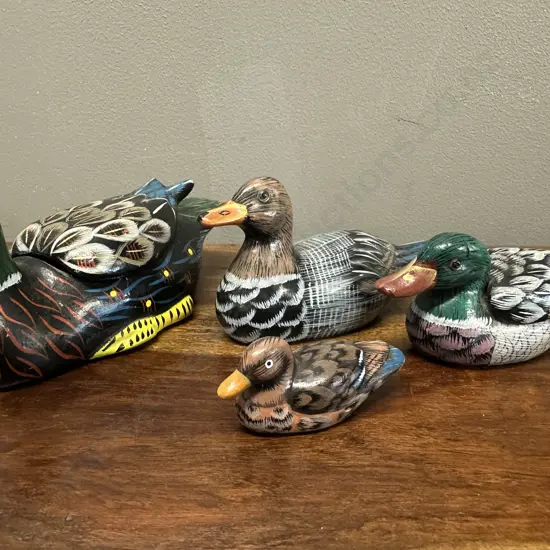 Selection Of Vintage Duck Figurines