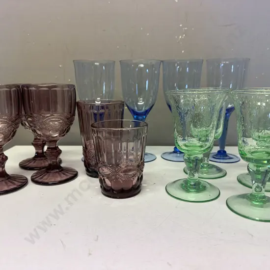 Assorted Coloured Glasses