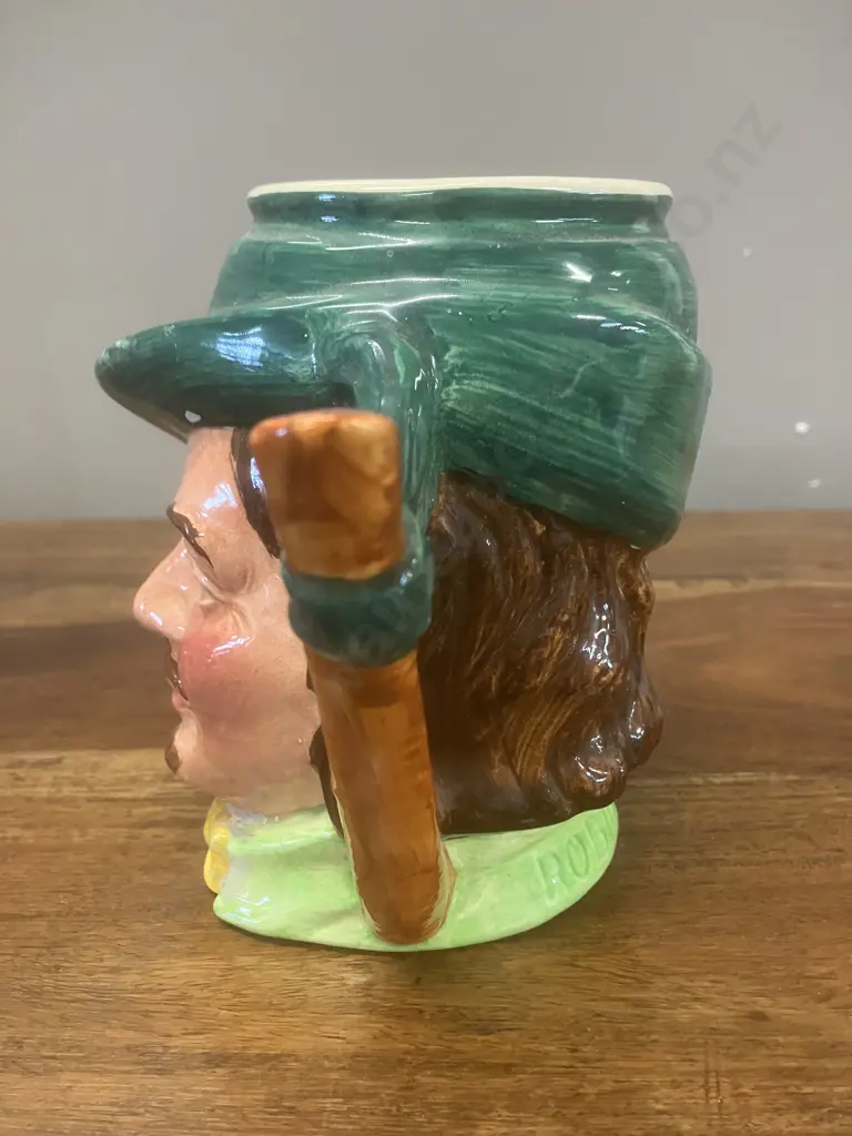 Robin Hood Hand Painted Lancaster & Sandland Ware Character Toby Mug England Image 1++