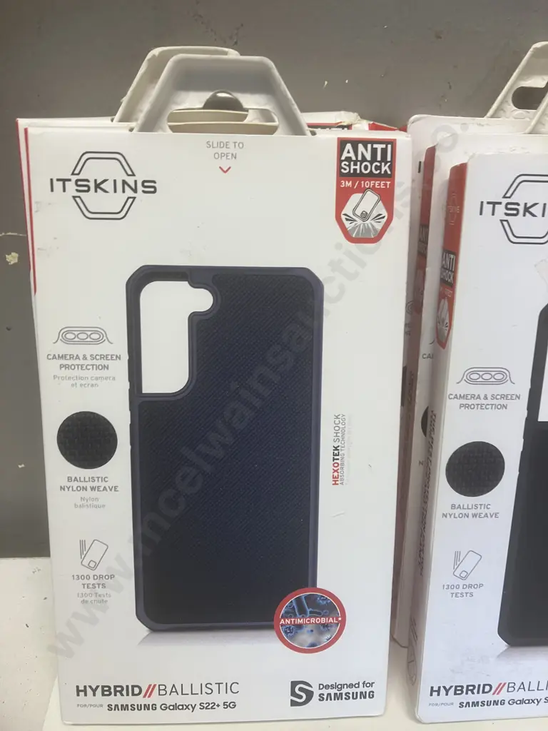 ItSkins Hybrid Ballistic & Spectrum Clear Cases x 9 - Samsung Galaxy S22 + 5G Image 1++