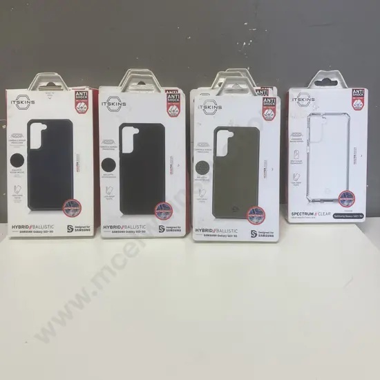ItSkins Hybrid Ballistic & Spectrum Clear Cases x 9 - Samsung Galaxy S22 + 5G