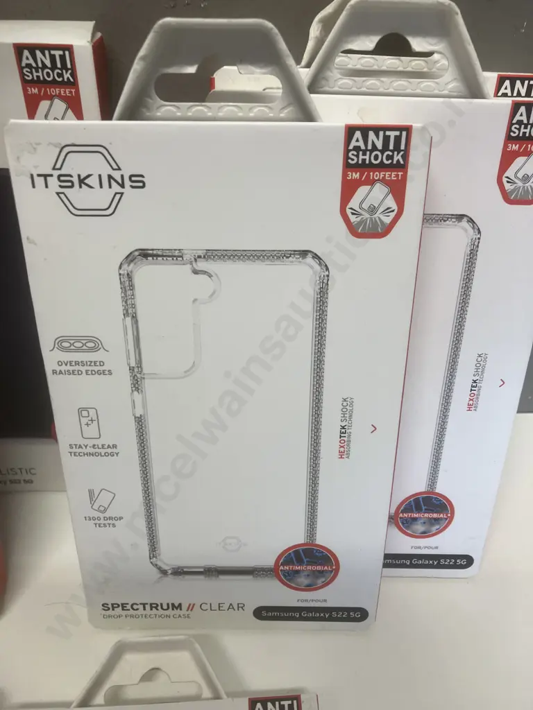 ItSkins Hybrid Ballistic & Spectrum Clear Cases x 8 - Samsung Galaxy S22 5G Image 1++