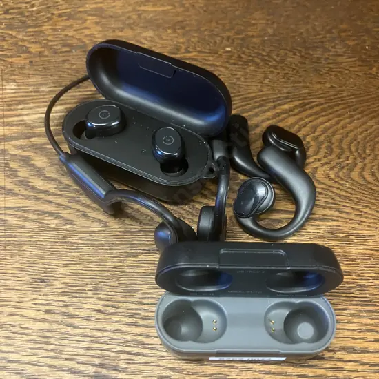 Skull Candy Earbud Case Only, Tozo Earbuds With Case, Bone Conduction Headphones Etc