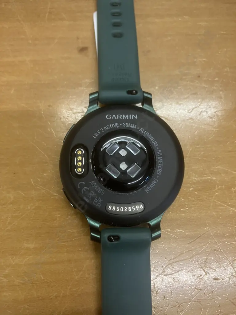 Garmin Lily 2 Active Smartwatch - Jasper Green with Jasper Green Silicone Band Image 1++