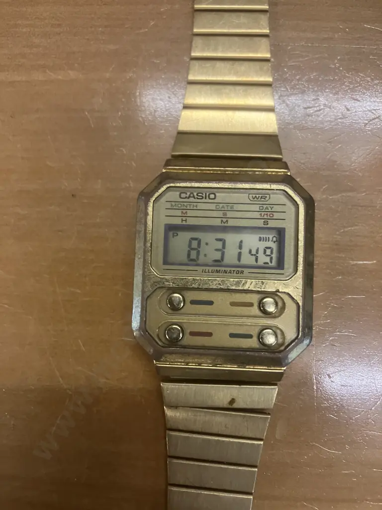 Casio Vintage Retro Watch A100WEG-9A Image 1++
