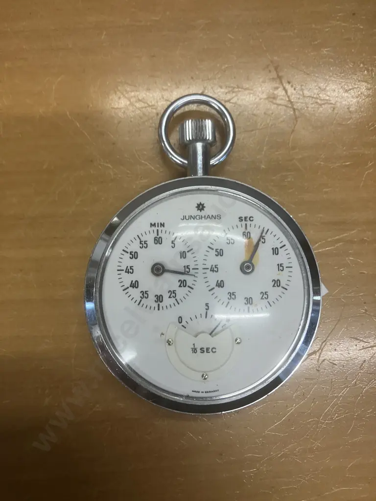 Vintage Junghans 1/10 Sec Mechanical Stopwatch Made in Germany Image 1++