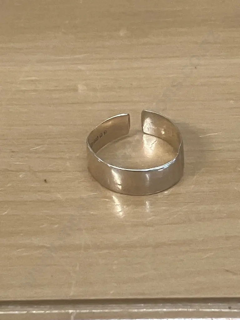 Mens Gold Band Hallmarked 375 (3g) - Damaged Image 1++