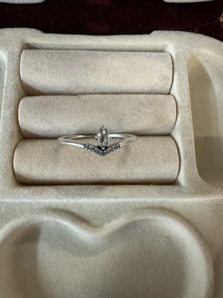 Pandora Classic 925 Wishbone Ring Image 1++