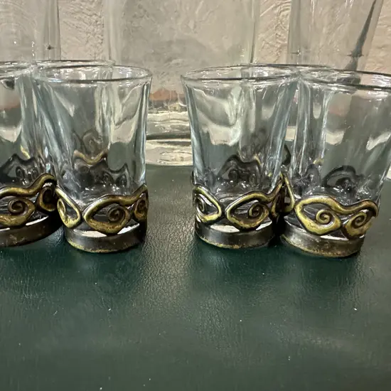 Vintage Decanter & Glasses