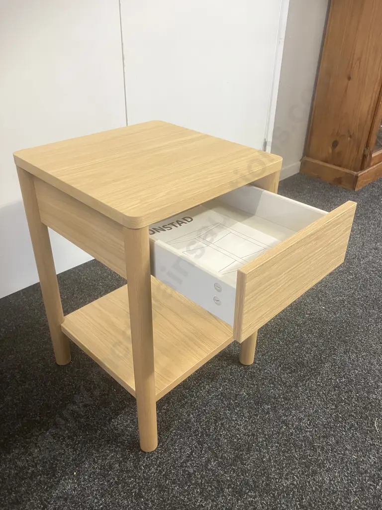 Ikea Tonstad Single Drawer Bedside. H59 W40 D40cm Image 1++