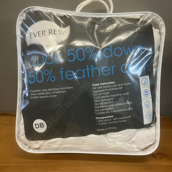 Ever Rest 50/50 Grey Duck Down Quilt - D B