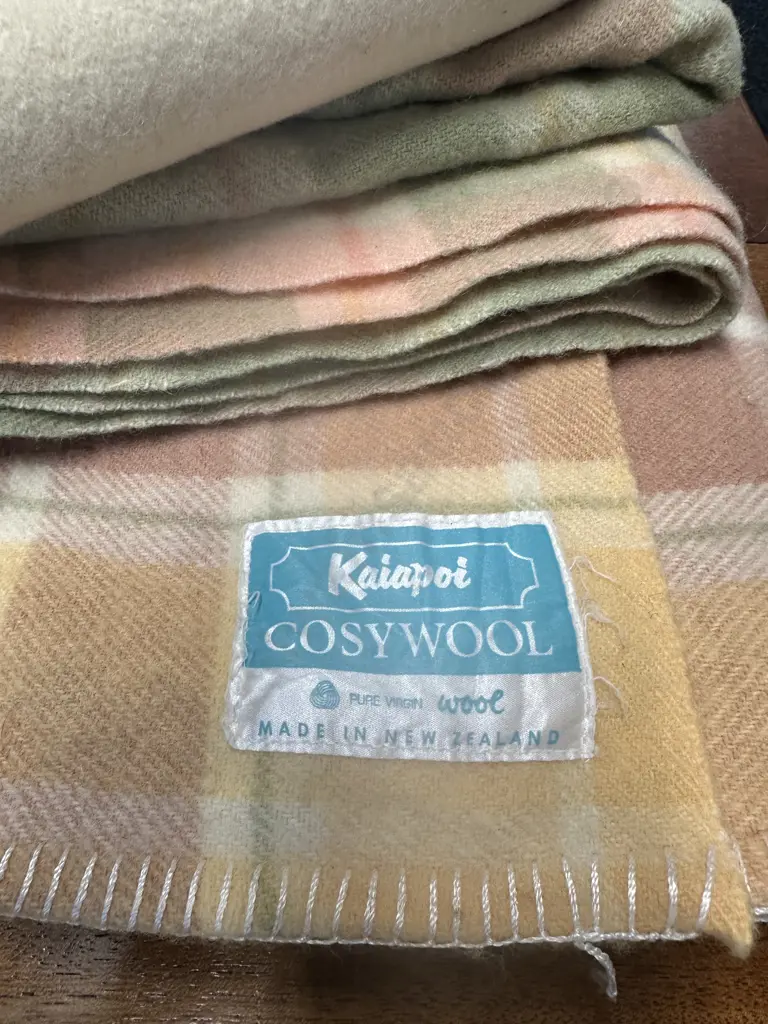 Selection Of Woollen Blankets Including 'Kaiapoi' Image 1++